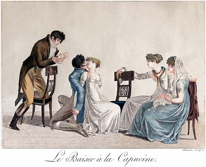 kissing in the regency