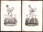 boxing prints from early 19th century